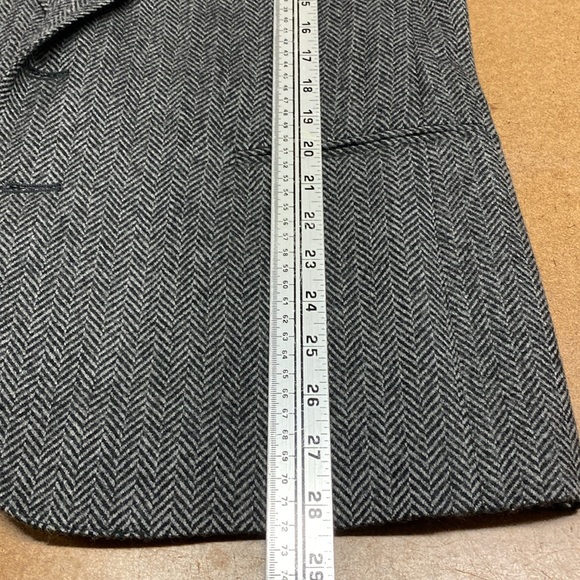 Vintage MEN’S Herringbone Tweed Blazer - Picture 10 of 12